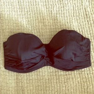 Strapless bathing suit